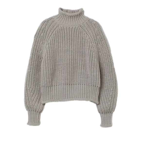 H&M Sweaters - Women’s Chunky Knit Wool Blend Turtleneck Size XS